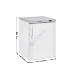 Armoire positive 200L. - 1 Porte pleine / Blanche | CR2 | COOL HEAD