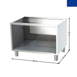 Soubassement fermé 80x66 - Série REDFOX 700 | P7080 | REDFOX