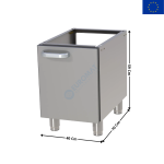 Soubassement fermé avec porte 40x66 - Série REDFOX 700 | P7040D | REDFOX