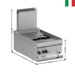 Friteuse 1 x 9 Litres gaz à poser MAGISTRA 700 | MFRG74T | MBM ITALY