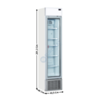 Armoire réfrigérée 180L. Blanc - Positive - Avec Canopy | TKG288C | COOL HEAD