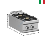 Feux vifs 2 zones XL à poser MAGISTRA 700 | MFB74TXL | MBM ITALY