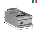 Friteuse 1 x 12 Litres élec à poser MAGISTRA 700 | MFRE74T | MBM ITALY
