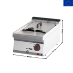 Friteuse électrique 13L. à poser - Série REDFOX 700 | FE7004E | REDFOX