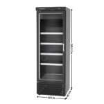 Armoire vitrée 1 porte battantes 565 Litres | RVC751NN | CORECO