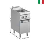 Cuiseur à pâtes 26 Litres électrique MAGISTRA 700 | MCPE74A | MBM ITALY