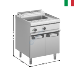 Cuiseur à pâtes 40 Litres électrique MAGISTRA 700 | MCPE77A | MBM ITALY