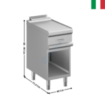 Element neutre 40cm avec tiroir MAGISTRA 700 MAX | MN74AC | MBM ITALY