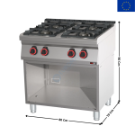 Feux vifs 4 Zones Standard - Série REDFOX 700 | SPB7080G | REDFOX