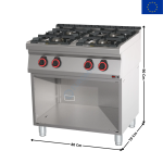 Feux vifs 4 Zones Haut Rendement - Série REDFOX 700 | SP7080G | REDFOX