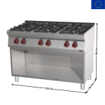 Feux vifs 6 Zones Standard - Série REDFOX 700 | SPB70120G | REDFOX