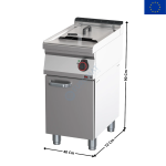 Friteuse électrique 17L. sur meuble - Série REDFOX 700 | FE7040E | REDFOX