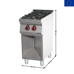 Feux vifs 2 Zones Standard - Série REDFOX 700 | SPB7040G | REDFOX