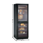 Armoire vitrée 1 porte battante 438 Litres / Spécial Fromage-Charcuterie | KSF180INOX | HOREKUS