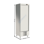 Armoire négative GN2/1 - Cap. 505L. - 1 porte pleine | ASA170N | HOREKUS