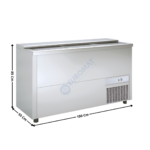 Refroidisseur à bouteilles - INOX - 420L. | B015H | HOREKUS