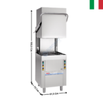Lave Vaisselle 50x50 - 400V - Sans adoucisseur / Avec pompe de vidange / Avec doseur détergent | TS103DETPS | TEIKOS