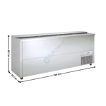 Refroidisseur à bouteilles - INOX - 580L. | B020H | HOREKUS