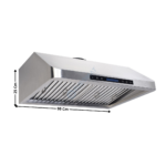 Hotte dynamique L. 900 - Profondeur 560 Série SNACK | 72270005 | COMBISTEEL