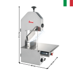 Scie à os 165cm - Segaossa SO 1650 F3 | 24163402F | SIRMAN