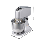 Batteur mélangeur 7 L. 280W - Gamme MINNEAPOLIS | 60300752 | SIRMAN