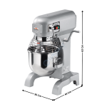Batteur mélangeur 10 L. - Gamme MINNEAPOLIS | 60301002 | SIRMAN