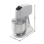 Batteur mélangeur 7 L. 350W "EL PLUS" - Gamme MINNEAPOLIS | 60300902 | SIRMAN