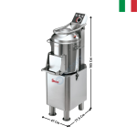 Eplucheuse 10 Kg - Version sur socle "PPJ 10" | 41001002FW | SIRMAN