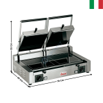 Machine à panini double vitrocéramique "PIASTRE VETROCERAMICA" | 34A3444002SI | SIRMAN