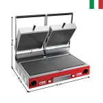 Machine à panini double vitrocéramique "PIASTRE VETROCERAMICA" | 34C3334002SI | SIRMAN