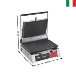 Machine à panini simple "DIGIGRILL" | 34D2301102SI | SIRMAN
