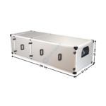 Groupe filtrant à charbon actif 3250m3/H avec moteur et filtre sac | 70520005 | COMBISTEEL