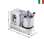 Cutter de table 6 L. - Modèle "C-Tronic 6 VT" | 40780622S | SIRMAN