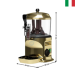 Distributeur de boissons chaude / Chocolatière 3 L. dorée | DELICE3LGOLD | UGOLINI
