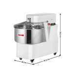 Pétrin 40 L. / 2 Vitesses - Cuve & Tête fixe - Série Economique | LM40A | CUISTANCE