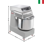 Pétrin 80 L. - Cuve & Tête fixe / Double Vitesse / 400V - SUPER-PRO Series | 40876113 | SIRMAN