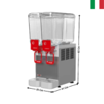Distributeur de boisson froides 2 x 8 L. | COMPACT82 | UGOLINI