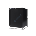 Armoire réfrigérée 200 L. - 1 porte pleine - BLACK SERIES | AE201PB | SOFRACA