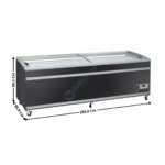 Congélateur Mixte 1100L. coulissant & vitre semi-bombé - Avec éclairage LED | VF2600VB | COOL HEAD