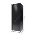 Armoire réfrigérée 400 L. - 1 porte pleine - BLACK SERIES | AE401PB | SOFRACA