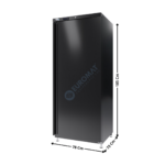 Armoire réfrigérée 600 L. - 1 porte pleine - BLACK SERIES | AE601PB | SOFRACA
