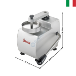 Presse à hamburger manuel Ø 180 MM "MULTIPATTY" | 40004500+40004518 | SIRMAN