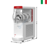 Distributeur de Granité et Frappé 1 x 6 L. - Gamme "ICON 6" | ICON61ETC | UGOLINI