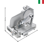 Trancheuse Semi-Industriel - Mod. LEONARDO 385 EVO BS2 Top | 16397102S | SIRMAN