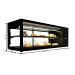 Vitrine à Fromages de Comptoir 132 Cm - Série Premium | VTLG6PSC | SAYL