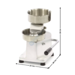 Presse à hamburger manuel Ø 130 MM - Série ECO | 09300591 | MAXIMA