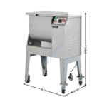 Mélangeur à Viande Électrique 40 Litres - Modèle "ECO" | DLEMM32 | DYNASTEEL