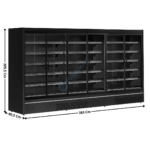 Armoire Positive 3147 L. - Gamme Supermarché - Noir | MDCA3750HB | TEFCOLD
