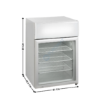 Mini-Congélateur 116 L. - Blanc avec Canopy | UF100GCP | TEFCOLD