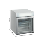 Mini-Congélateur 50 L. - Blanc avec Canopy | UF50GCP | TEFCOLD